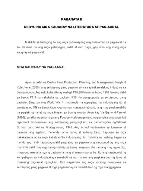 kabanata 2 research example|(DOC) KABANATA II (Thesis) .